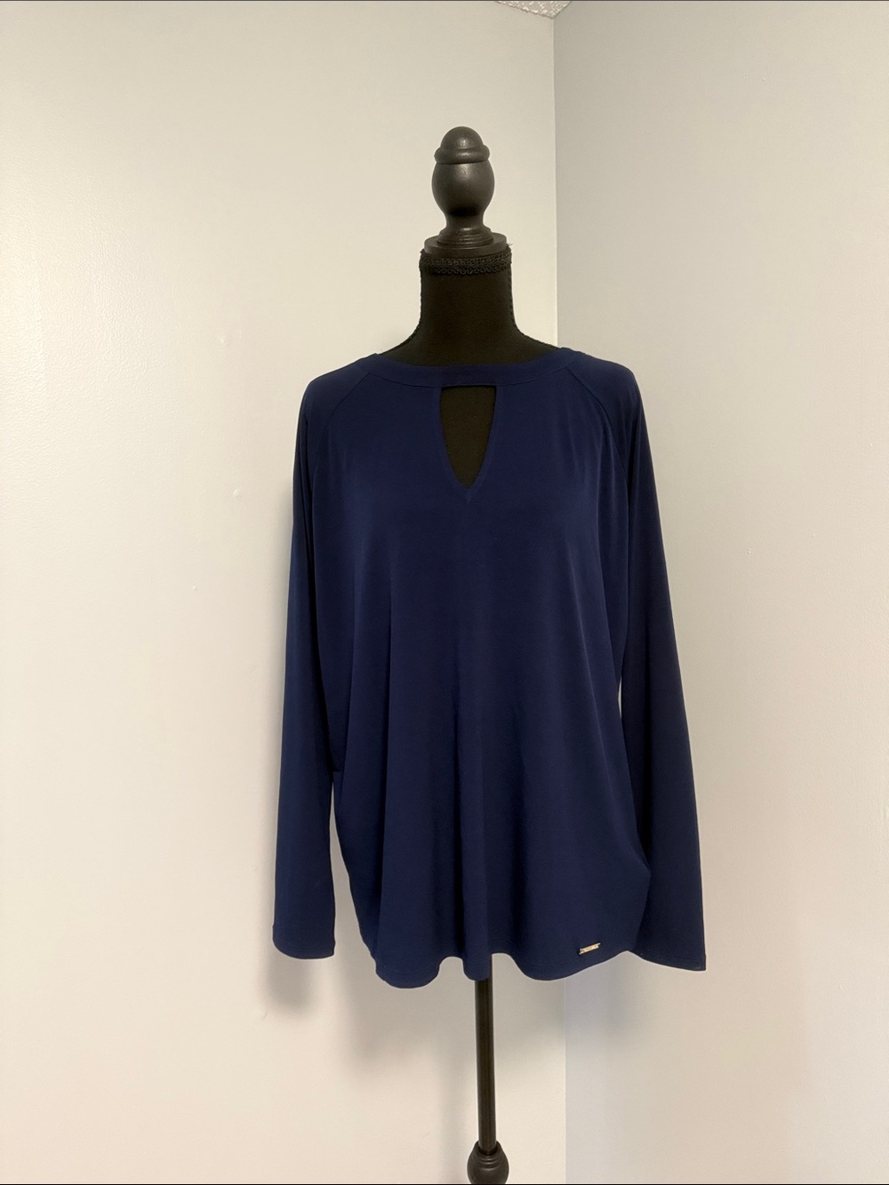Michael Kors Navy Blue Blouse